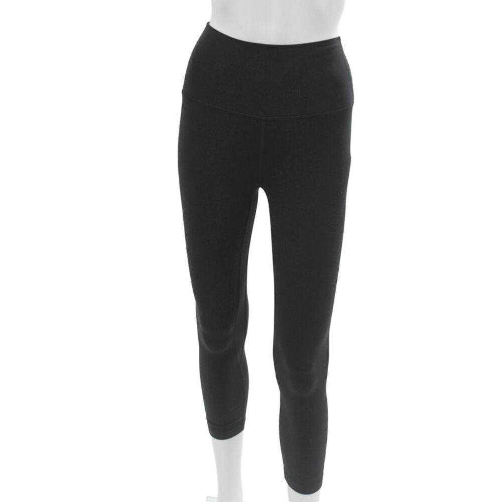 Lululemon Women Ankle Leggings Black Athleisure Size 2